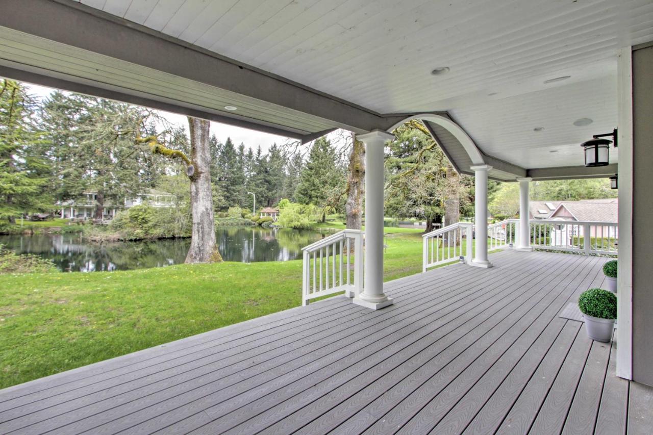 Contemporary Tacoma Cottage With Deck And Pond! Kültér fotó