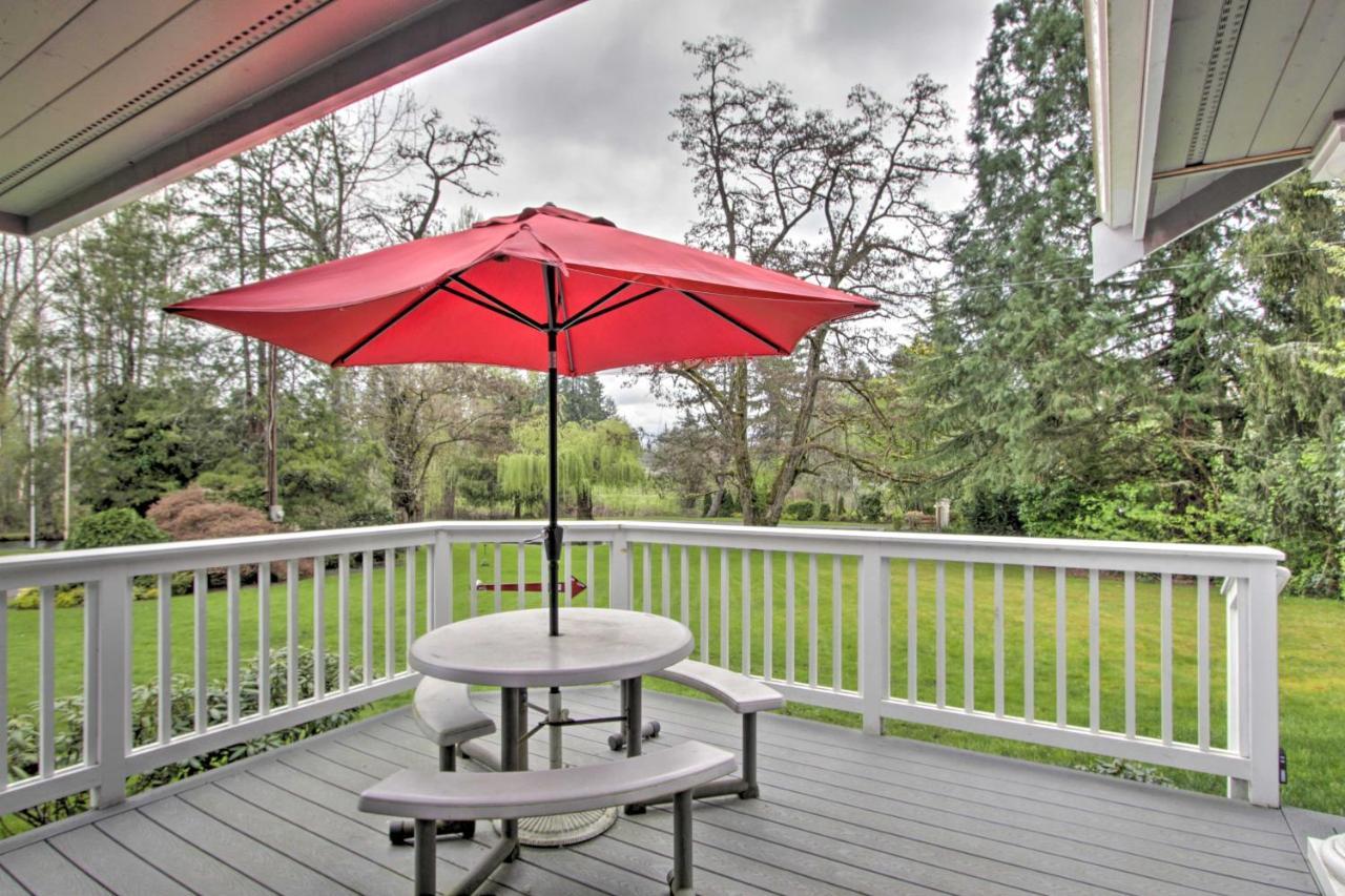 Contemporary Tacoma Cottage With Deck And Pond! Kültér fotó