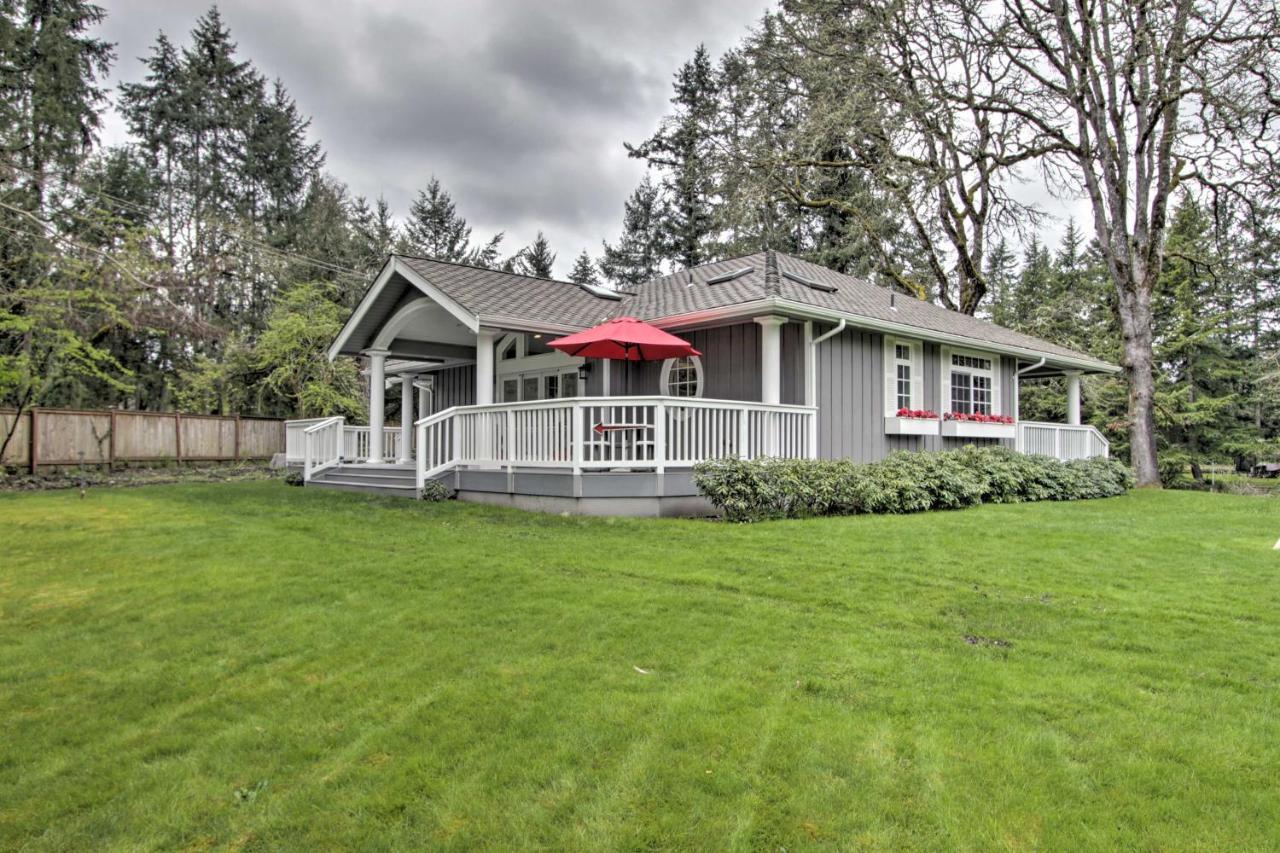 Contemporary Tacoma Cottage With Deck And Pond! Kültér fotó